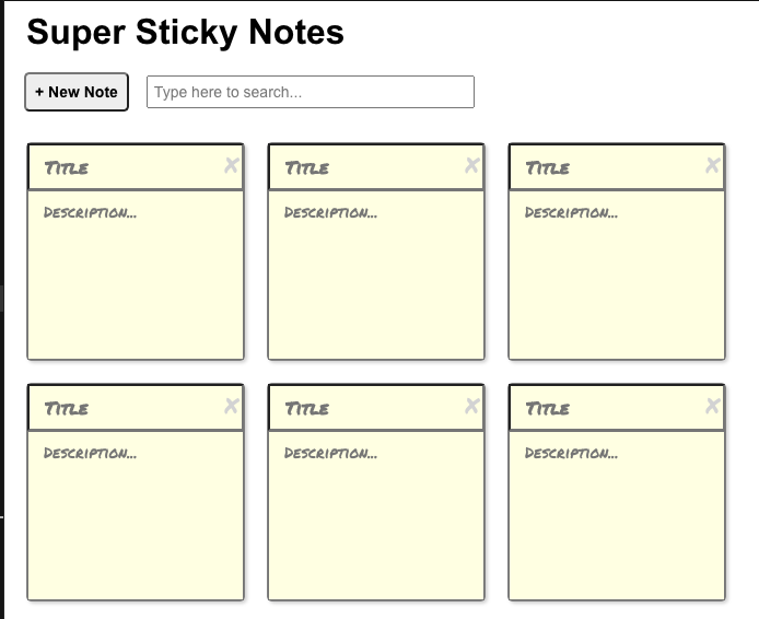 Super Sticky Note